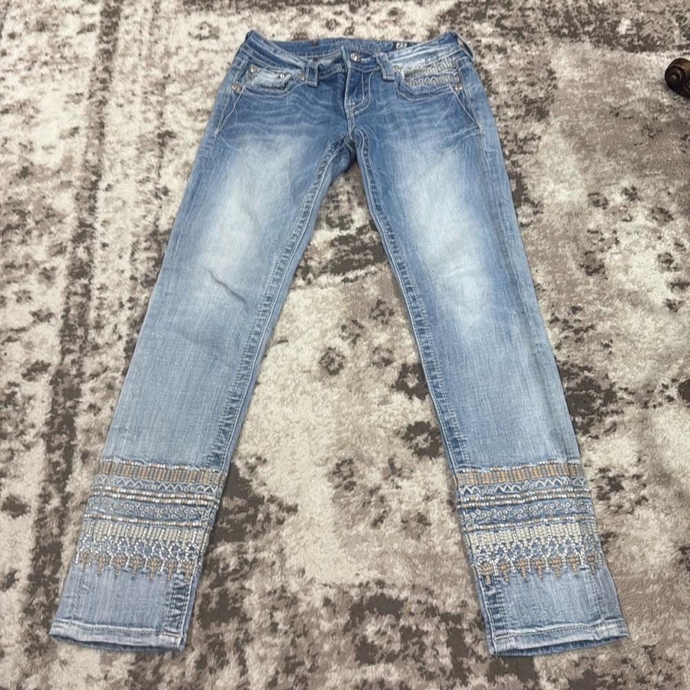 Miss Me Signature Cuffed Skinny Jeans Women’s Size: 25